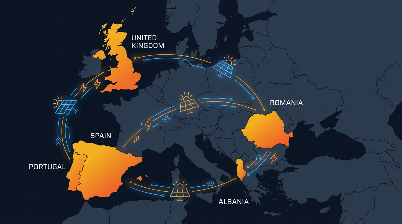 SolarScout Pro covers 5 European markets